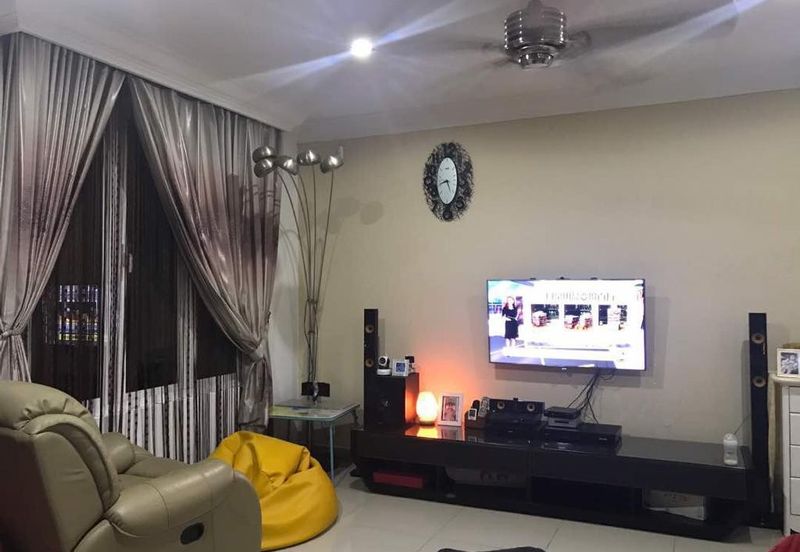 Freehold Cyprus 2.5 Storey USJ Heights Subang Jaya Superlink Terrace Renovated Fully Furnished For Sale 