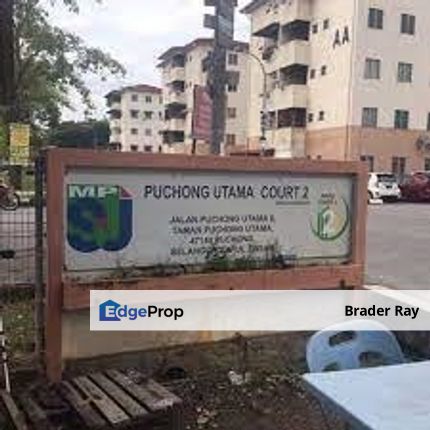 Puchong Utama Court 2 Freehold Taman Puchong Utama For Sale, Selangor, Puchong