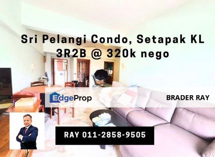 Sri Pelangi Condominium PALING MURAH FREEHOLD Kuala Lumpur FOR SALE, Kuala Lumpur, Setapak