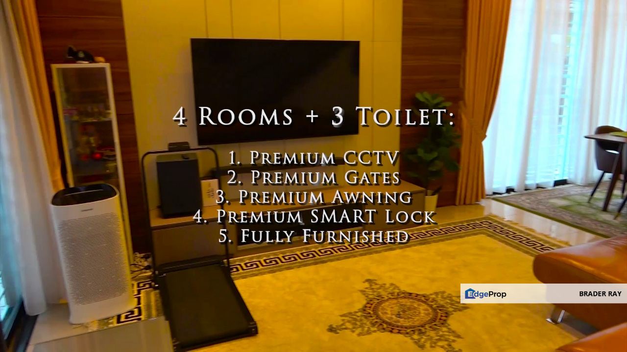 SAUJANA PERDANA 2-Storey Terrace CORNER LOT Fully Furnished near UiTM Sg Buloh Selangor FOR RENT, Selangor, Sungai Buloh