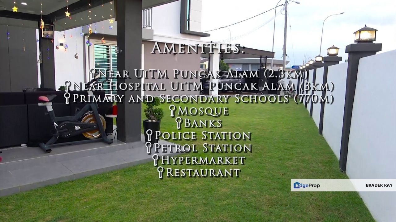 SAUJANA PERDANA 2-Storey Terrace CORNER LOT Fully Furnished near UiTM Sg Buloh Selangor FOR RENT, Selangor, Sungai Buloh