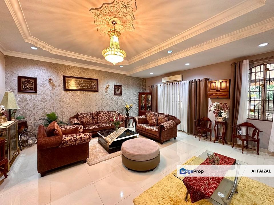 Facing Open Double Storey Semi D Taman Permai Jaya Ampang Selangor, Selangor, Ampang