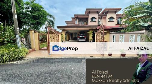 Facing Open Double Storey Semi D Taman Permai Jaya Ampang Selangor, Selangor, Ampang