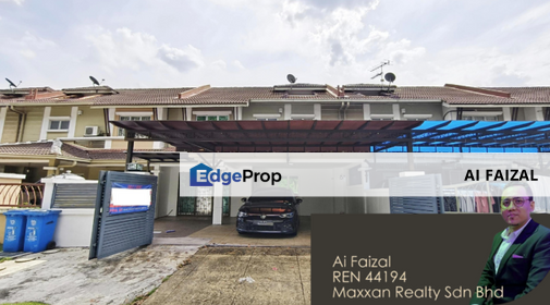 Facing Open Double Storey Superlink Terrace Sunway Kayangan U9 Shah Alam, Selangor, Shah Alam