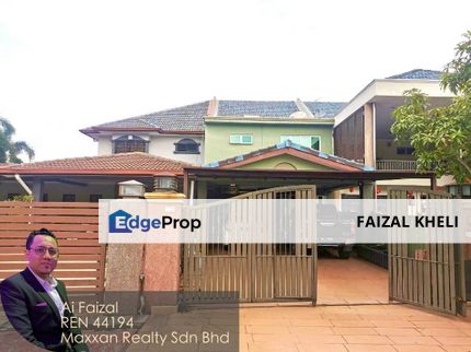 SPACIOUS 2300sqft | EXTENDED 2 Storey Terrace Jalan Kristal Seksyen 7 Shah Alam, Selangor, Shah Alam