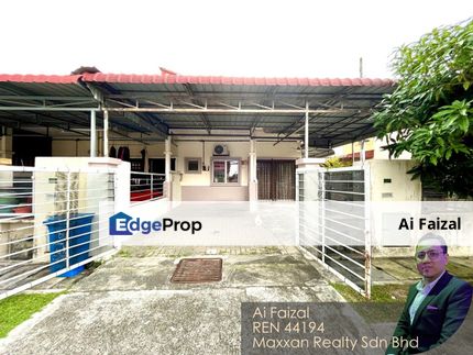TERMURAH END LOT Single Storey Terrace House, Jalan Lombong Perak, Seksyen 29 Shah Alam, Selangor, Shah Alam