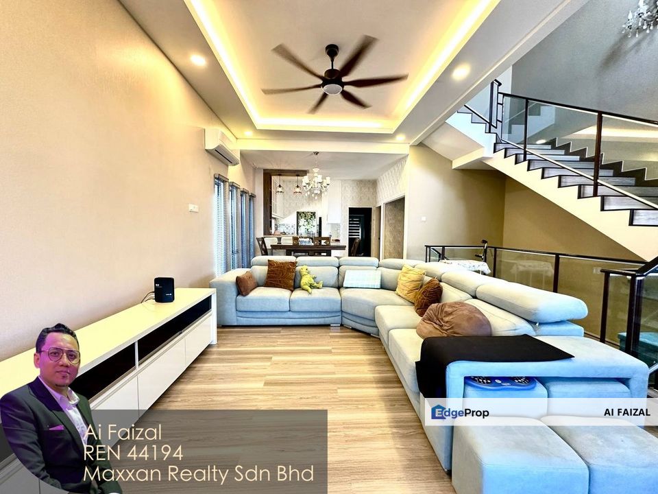 TASTEFULLY RENOVATED Fully Furnished END LOT 3-STOREY TERRACE IN HALAMANDA, GOMBAK, Selangor, Gombak