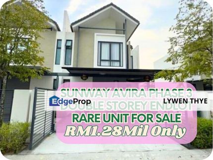 Avira Garden Terraces @ Medini, Iskandar Puteri (Nusajaya), Johor | Double Storey End Lot 4R4B Nice Condition Rare Unit For Sale, Johor, Nusajaya