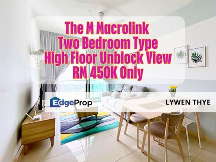 The M @ Medini Macrolink, Iskandar Puteri, Johor | Two Bedroom Type Apartment Nicely Furnished High Floow Unblock View, Johor, 