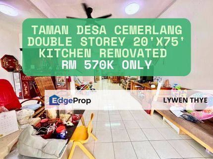 Taman Desa Cemerlang, Ullu Tiram, Johor | Double Storey 4R3B Kitchen Renovated Terrace House, Johor, Ulu Tiram