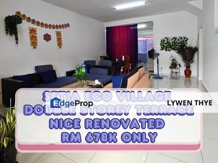 Setia Eco Village, Gelang Patah, Johor | Double Storey 4R3B Nice Condition G&G Terrace House, Johor, Gelang Patah