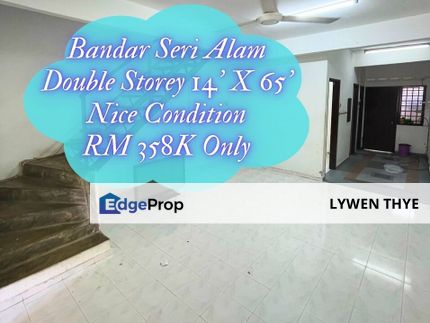 Bandar Seri Alam, Masai Johor | Double Storey 3R2B Nice Maintanence Condition Terrace House , Johor, Masai