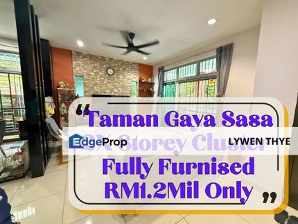 Taman Gaya, Ulu Tiram, Johor | Double Storey 4+1R5B Fully Renovated Super Nice Condition Cluster, Johor, Ulu Tiram