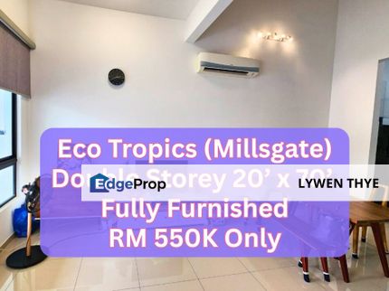 Eco Tropics, Masai, Johor | Double Storey 4R4B Fully Furnished Nice Condition Terrace House, Johor, Masai