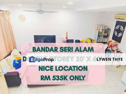 Bandar Seri Alam, Masai, Johor | Double Storey 4R3B Nice Condition Strategic Location Terrace House, Johor, Masai