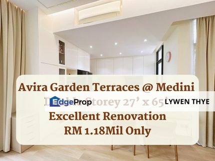 Avira Garden Terraces @ Medini, Iskandar Puteri (Nusajaya), Johor | Double Storey 4B4B Excellent Renovation Near Second Link, Johor, Nusajaya