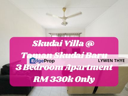 Skudai Villa, Skudai Johor, Johor | Double Storey 3R2B Corner Unit Apartment With Lift & Pool, Johor, Skudai