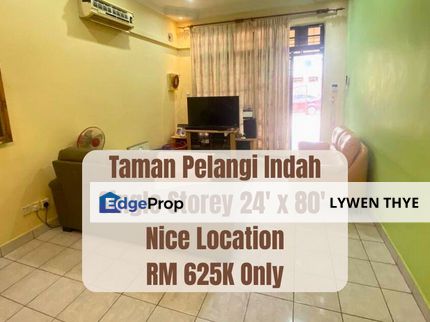 Taman Pelangi Indah, Ulu Tiram, Johor | Single Storey 3R2B Nice Location G&G Terrace House, Johor, Ulu Tiram