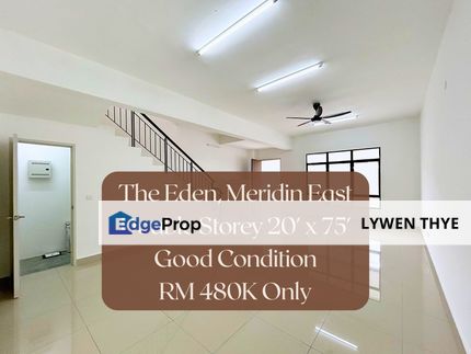 Meridin East The Greenway & The Eden, Pasir Gudang, Johor. | Double Storey 4R3B Nice Condition Terrace House , Johor, Pasir Gudang
