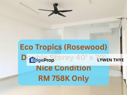 Eco Tropics, Masai, Johor | Double Storey CLuster 4R4+1B Basic Fitting Nice Condition Cluster , Johor, Masai