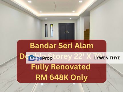 Bandar Baru Seri Alam, Masai, Johor | Double Storey 4R3B Fully Renovated Terrace House, Johor, Masai