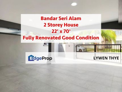 Bandar Baru Seri Alam, Masai, Johor | Double Storey 4R3B Unblock View Excellent Condition Terrace House, Johor, Masai