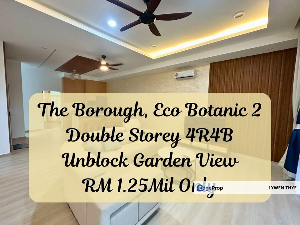 The borough@ Eco Botanic 2, Iskandar Puteri, Johor | Double Storey 4R4B Nice Renovated Unblock Garden View Terrace House, Johor, 