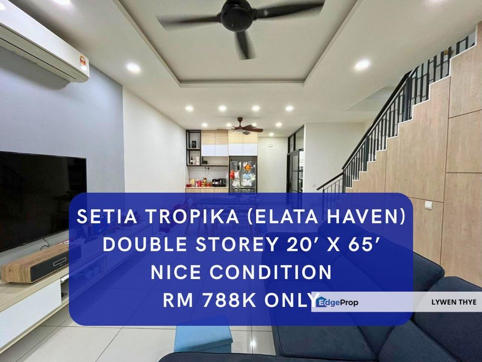 Taman Setia Tropika, Setia Tropika, Johor | Double Storey 4R4B Nice Condition Terrace House, Johor, Setia Tropika