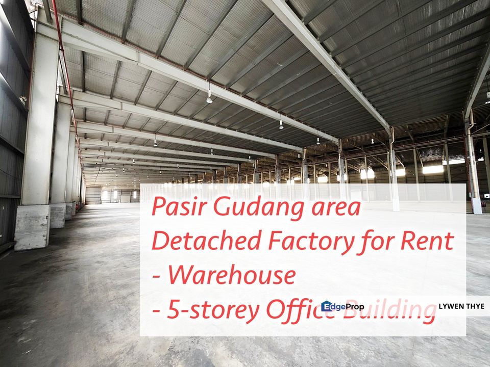 Perindustrian Pasir Gudang, Pasir Gudang, Johor | Warehouse & 5-storey Office Building Land Size Approx. 7.42 acres Immediately Ready, Johor, Pasir Gudang