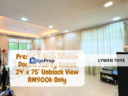 Nusa Idaman, Iskandar Puteri (Nusajaya), Johor | Double Sorey 5B4B Endlot Unblock View Facing Garden Unit, Johor, Nusajaya