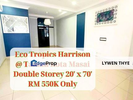 Eco Tropics Masai, Johor. | Double Storey 4R3B Advance Greening Area G&G Unit, Johor, Masai