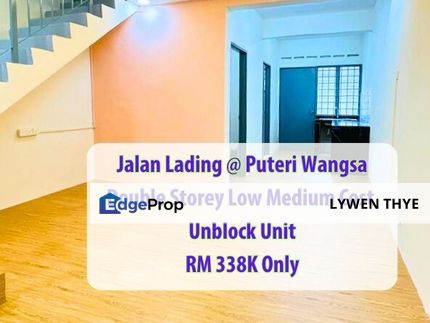 Taman Puteri Wangsa, Ulu Tiram, Johor | Double Storey Low Medium Cost Terrace House Unblock Renovated Unit In Goood Condition, Johor, Ulu Tiram