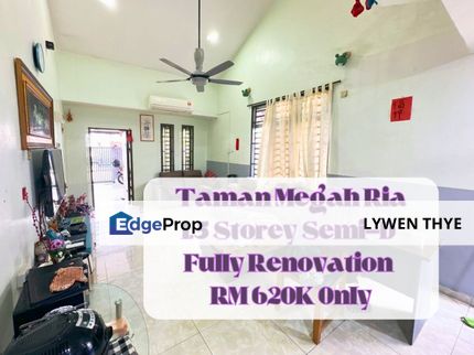 Taman Megah Ria, Masai, Johor | 1.5 Storey Semi-D House Fully Renovated G&G Unit, Johor, Masai