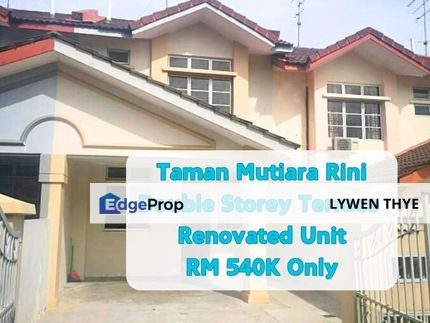 Taman Mutiara Rini, Skudai, Johor | Double Storey 4R3B Renovated Good Condition Unit, Johor, Skudai