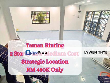 Taman Rinting, Masai, Johor | Double Storey Low Medium Cost House at Strategic Location, Johor, Masai