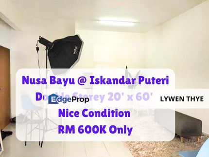 Taman Nusa Bayu, Iskandar Puteri (Nusajaya), Johor | Double Storey 4R3B  Nice Condition at Strategic Location , Johor, Nusajaya