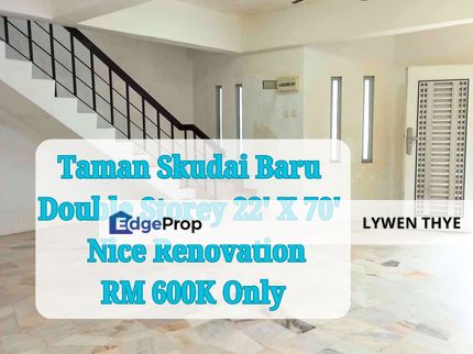 Taman Skudai Baru, Skudai, Johor | Double Storey 4R3B Nice Renovation Strategic Location Unit, Johor, Skudai