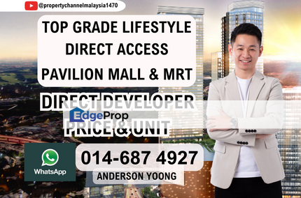 PDH Direct connect with Pavilion mall & MRT, 4 Signatures Towers views, Kuala Lumpur, Damansara Heights