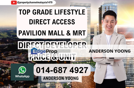 PDH Direct connect with Pavilion mall & MRT, 4 Signatures Towers views, Kuala Lumpur, Damansara Heights