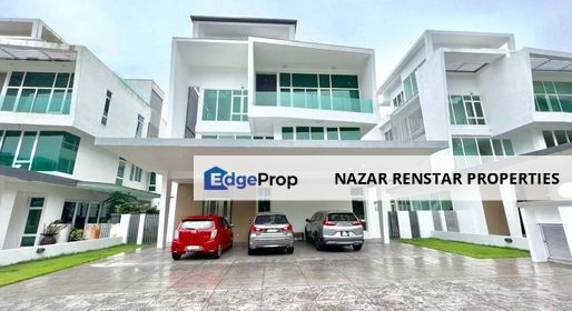 [FREEHOLD| 9+1 ROOMS| LIFT READY| FULLY FURNISHED| JACUZZI| GATED GUARDED] 3.5 Storey Bungalow ASPEN Garden Residence Cyberjaya, Selangor, Cyberjaya