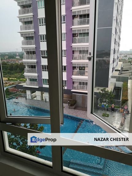 [FREEHOLD| CORNER UNIT| 2 CARPARK| POOL VIEW WINDOW] Saville Service Apartment Jalan Reko Kajang, Selangor, Kajang