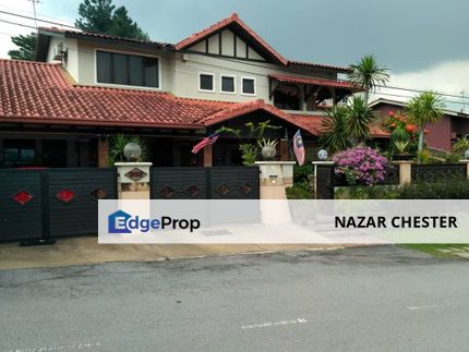 [FREEHOLD| 8 ROOMS| GATED GUARDED| NICE DESIGN| NEAR TO LRT STATION] 2 Storey Bungalow Taman Setia Gombak Setia KL Selangor, Selangor, Gombak