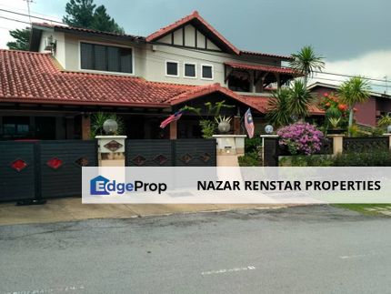 [FREEHOLD| 8 ROOMS| GATED GUARDED| NICE DESIGN| NEAR TO LRT STATION] 2 Storey Bungalow Taman Setia Gombak Setia KL Selangor, Selangor, Gombak