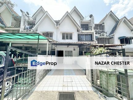 [CUL DE SAC UNIT| UPPER UNIT| FACING OPEN PLENTY OF PARKING| FOR OWN STAY OR INVESTMENT] Duplex Townhouse Seksyen 5 Wangsa Maju KL, Kuala Lumpur, Wangsa Maju