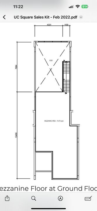 Ground & Mezzanine Shop For Rent @ Taman Connaught Uc Square, UCSI, Kuala Lumpur, Cheras