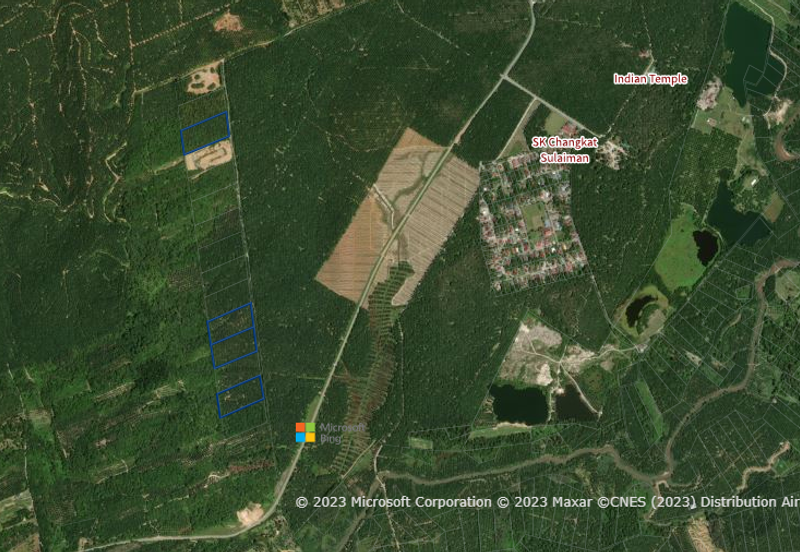 20.5 acres Palm oil land at Sungkai, Perak