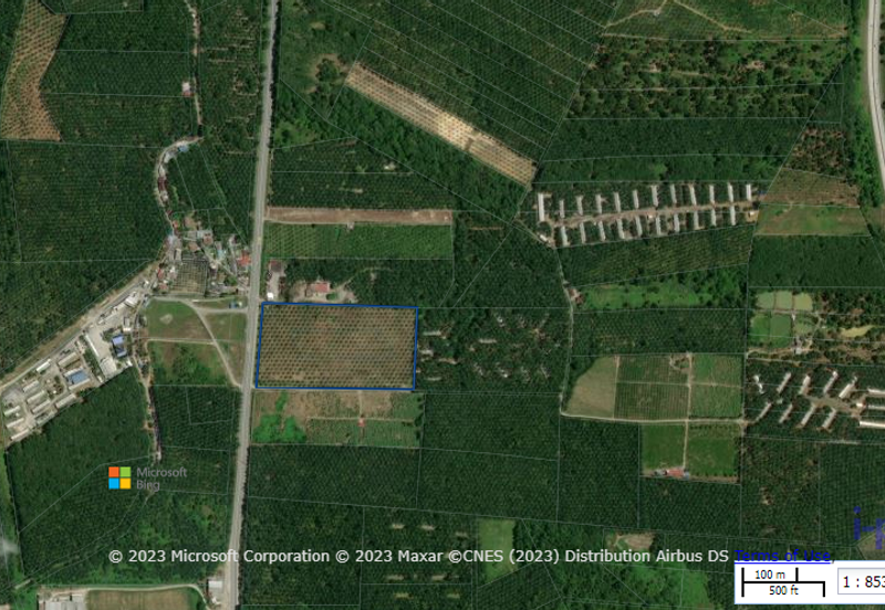 12.1 acres First Lot Industrial Land at Sungkai, Perak