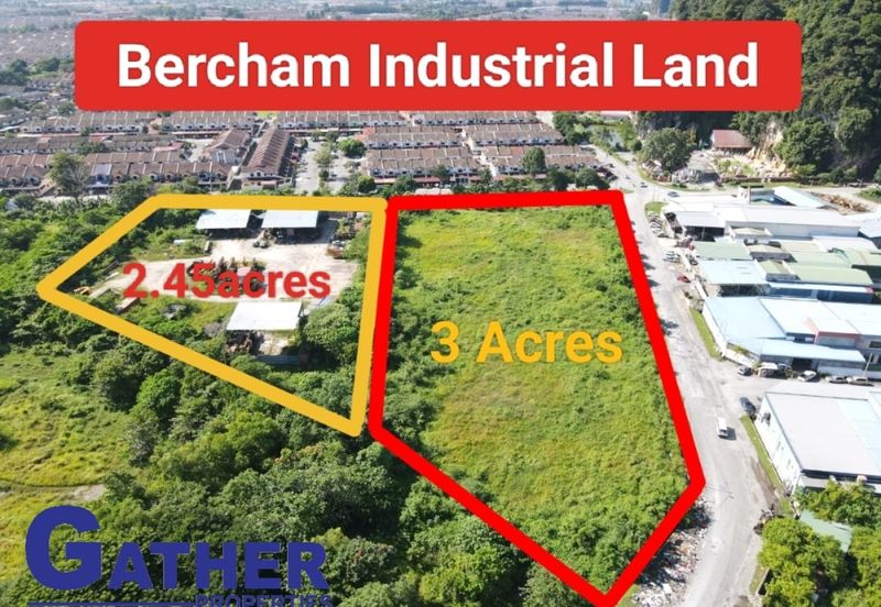3 acres vacant industrial land at Bercham Industri park 