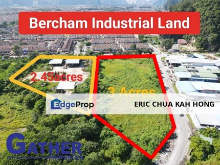 3 acres vacant industrial land at Bercham Industri park , Perak, Ipoh