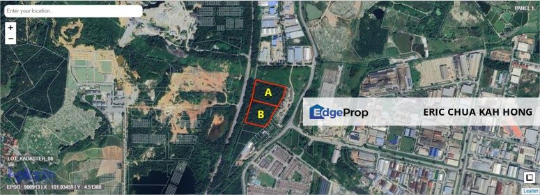 5.29 acres vacant industrial land at lahat, Perak, Perak, Menglembu